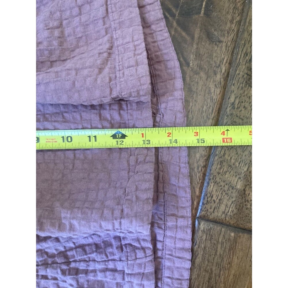 FREE PEOPLE Free-est Drew Pucker Check Skirt Mauve Small Boho Summer - Picture 7 of 7